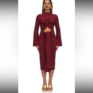 ***NWT*** Andrea Iyamah Cutout Bell Sleeve Dress